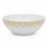 Larah by Borosil White & Gold Opalware Serving Bowl 8 Inch - Al Kabayel Discount CentreLarah by Borosil White & Gold Opalware Serving Bowl 8 InchBowlsBOROSILAl Kabayel Discount Centre