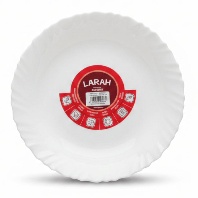 Larah Elegant Plain White Opalware Soup Plate – 9 Inch - Al Kabayel Discount CentreLarah Elegant Plain White Opalware Soup Plate – 9 InchPlatesLARAHAl Kabayel Discount Centre