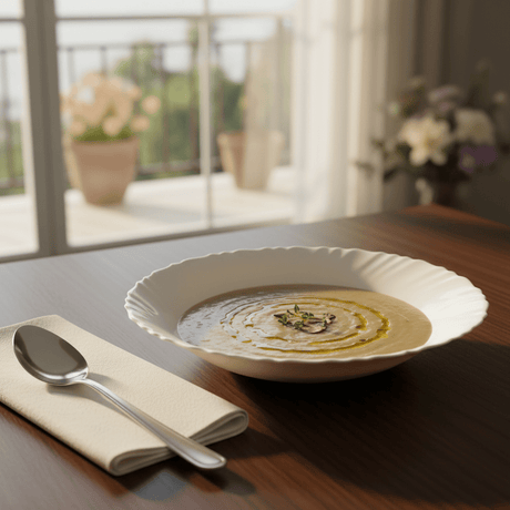 Larah Elegant Plain White Opalware Soup Plate – 9 Inch - Al Kabayel Discount CentreLarah Elegant Plain White Opalware Soup Plate – 9 InchPlatesLARAHAl Kabayel Discount Centre