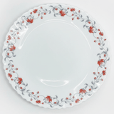Larah Fluted White Opalware Dinner Plate with Red Floral Design – 27cm - Al Kabayel Discount CentreLarah Fluted White Opalware Dinner Plate with Red Floral Design – 27cmPlatesLARAHAl Kabayel Discount Centre