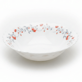 Larah Fluted White Opalware Multipurpose Bowl with Red Floral Design – 6.5 Inch - Al Kabayel Discount CentreLarah Fluted White Opalware Multipurpose Bowl with Red Floral Design – 6.5 InchBowlsLARAHAl Kabayel Discount Centre