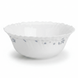 Larah Fluted White Opalware Serving Bowl with Blue Floral Design – 8 Inch - Al Kabayel Discount CentreLarah Fluted White Opalware Serving Bowl with Blue Floral Design – 8 InchBowlsLARAHAl Kabayel Discount Centre