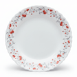 Larah Fluted White Opalware Side Plate with Red Floral Design – 7.5 Inch - Al Kabayel Discount CentreLarah Fluted White Opalware Side Plate with Red Floral Design – 7.5 InchPlatesLARAHAl Kabayel Discount Centre