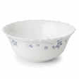Larah Fluted White Opalware Soup Bowl with Blue Floral Design – 5 Inch - Al Kabayel Discount CentreLarah Fluted White Opalware Soup Bowl with Blue Floral Design – 5 InchBowlsLARAHAl Kabayel Discount Centre
