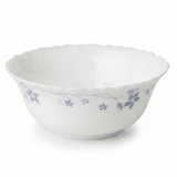 Larah Fluted White Opalware Soup Bowl with Blue Floral Design – 5 Inch - Al Kabayel Discount CentreLarah Fluted White Opalware Soup Bowl with Blue Floral Design – 5 InchBowlsLARAHAl Kabayel Discount Centre
