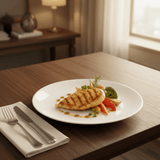 Larah Plain White Opalware Dinner Plate – 27cm - Al Kabayel Discount CentreLarah Plain White Opalware Dinner Plate – 27cmPlatesLARAHAl Kabayel Discount Centre