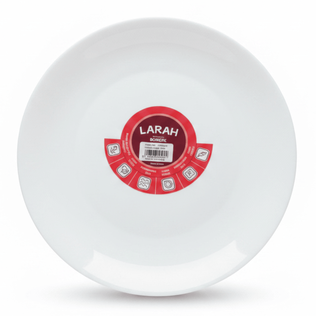 Larah Plain White Opalware Dinner Plate – 27cm - Al Kabayel Discount CentreLarah Plain White Opalware Dinner Plate – 27cmPlatesLARAHAl Kabayel Discount Centre