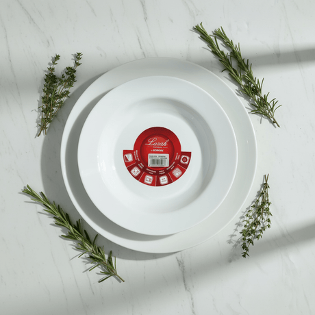Larah Plain White Opalware Soup Plate – 9 Inch - Al Kabayel Discount CentreLarah Plain White Opalware Soup Plate – 9 InchPlatesLARAHAl Kabayel Discount Centre