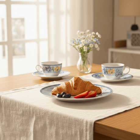 Larah White Opalware Side Plate with Blue Floral Design – 7.5 Inch - Al Kabayel Discount CentreLarah White Opalware Side Plate with Blue Floral Design – 7.5 InchPlatesLARAHAl Kabayel Discount Centre