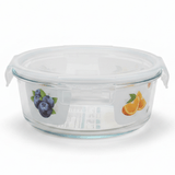 Large Round Glass Food Storage Container with Airtight Leakproof Lid – Ideal for Meal Prep and Leftovers – 1300 ml - Al Kabayel Discount CentreLarge Round Glass Food Storage Container with Airtight Leakproof Lid – Ideal for Meal Prep and Leftovers – 1300 mlFood ContainersROYAL FORDAl Kabayel Discount Centre