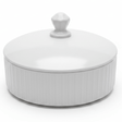 Large White Ceramic Candy Bowl with Lid – Elegant Dessert & Treat Display Bowl (9 inch) - Al Kabayel Discount CentreLarge White Ceramic Candy Bowl with Lid – Elegant Dessert & Treat Display Bowl (9 inch)Jars & Food SaversAKDCAl Kabayel Discount Centre