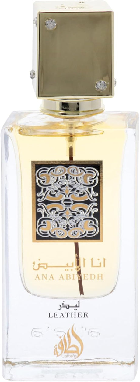 Lattafa Ana Abiyedh Leather Eau de Parfum for Unisex - 60ML - Al Kabayel Discount CentreLattafa Ana Abiyedh Leather Eau de Parfum for Unisex - 60MLPerfumesLATTAFAAl Kabayel Discount Centre