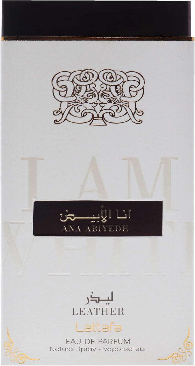 Lattafa Ana Abiyedh Leather Eau de Parfum for Unisex - 60ML - Al Kabayel Discount CentreLattafa Ana Abiyedh Leather Eau de Parfum for Unisex - 60MLPerfumesLATTAFAAl Kabayel Discount Centre