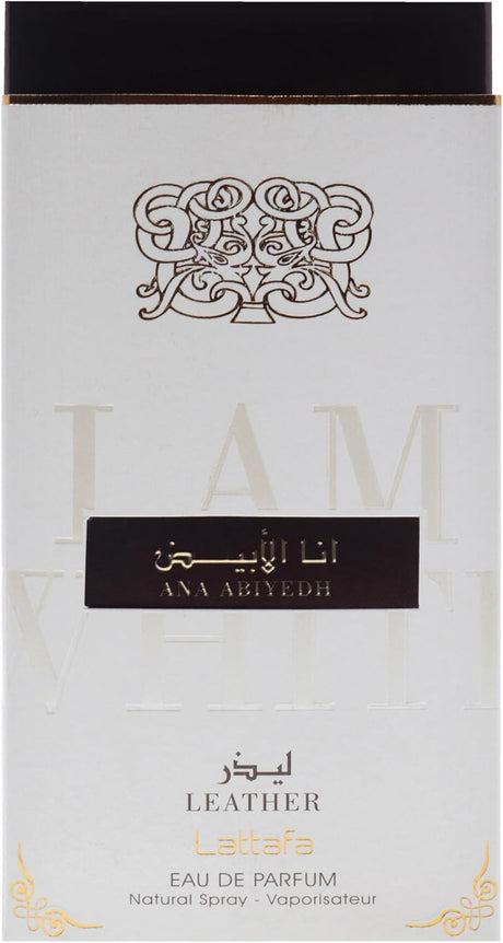 Lattafa Ana Abiyedh Leather Eau de Parfum for Unisex - 60ML - Al Kabayel Discount CentreLattafa Ana Abiyedh Leather Eau de Parfum for Unisex - 60MLPerfumesLATTAFAAl Kabayel Discount Centre