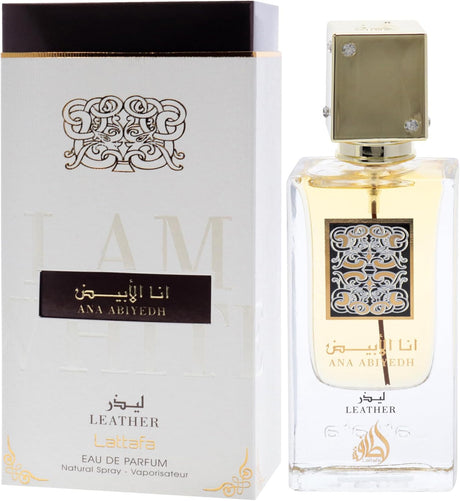 Lattafa Ana Abiyedh Leather Eau de Parfum for Unisex - 60ML - Al Kabayel Discount CentreLattafa Ana Abiyedh Leather Eau de Parfum for Unisex - 60MLPerfumesLATTAFAAl Kabayel Discount Centre