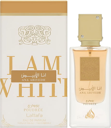 Lattafa Ana Abiyedh Poudree Eau de Parfum for Women - 60ML - Al Kabayel Discount CentreLattafa Ana Abiyedh Poudree Eau de Parfum for Women - 60MLPerfumesLATTAFAAl Kabayel Discount Centre