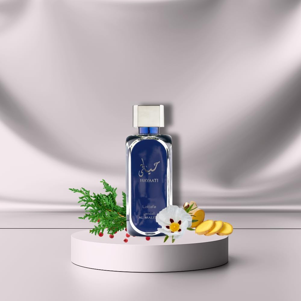 香水(男性用) Kismet Angel & Hayaati Al Maleky Lattafa Hayaati Al Maleky Eau de Parfum For Men-100ML – Al Kabayel