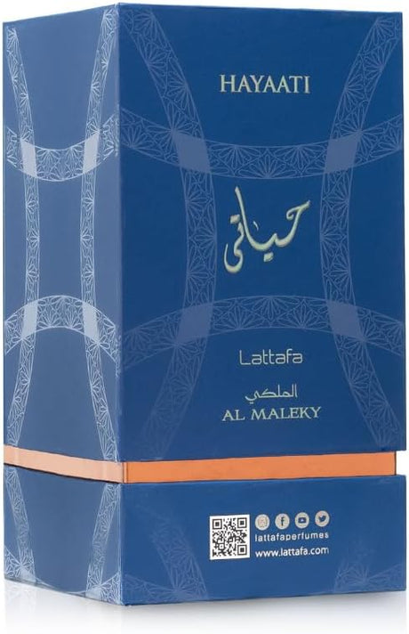 Lattafa Hayaati Al Maleky Eau de Parfum For Men - 100ML - Al Kabayel Discount CentreLattafa Hayaati Al Maleky Eau de Parfum For Men - 100MLPerfumesLATTAFAAl Kabayel Discount Centre