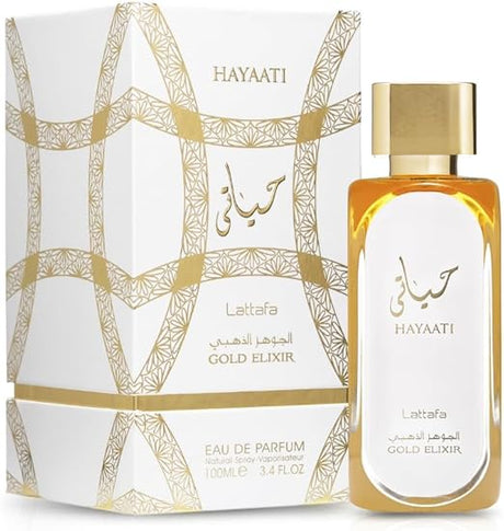 Lattafa Hayaati Gold Elixir Eau de Parfum For Unisex - 100ML - Al Kabayel Discount CentreLattafa Hayaati Gold Elixir Eau de Parfum For Unisex - 100MLPerfumesLATTAFAAl Kabayel Discount Centre