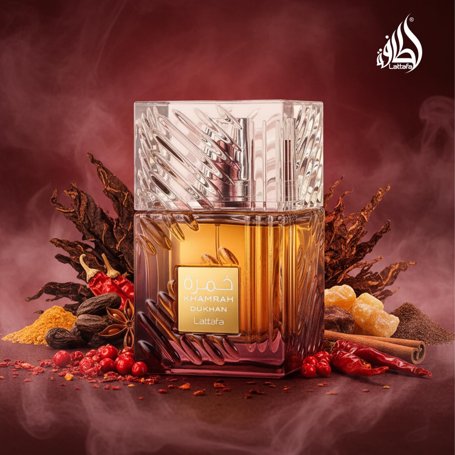 Lattafa Khamrah Dukhan Eau de Parfum 100ml – Smoky Sweet Oriental