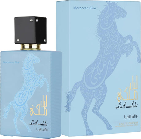 Lattafa Lail Maleki Maroccan Blue Eau de Parfum 100 ml - Al Kabayel Discount CentreLattafa Lail Maleki Maroccan Blue Eau de Parfum 100 mlPerfumesLATTAFAAl Kabayel Discount Centre