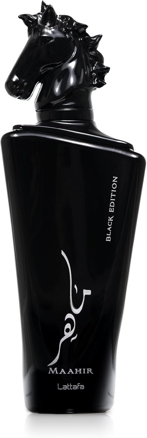 Lattafa Maahir Black Edition Eau de Parfum 100ml – Dark Intense Unisex Oriental Fragrance - Al Kabayel Discount CentreLattafa Maahir Black Edition Eau de Parfum 100ml – Dark Intense Unisex Oriental FragrancePerfumesLATTAFAAl Kabayel Discount Centre