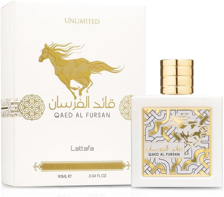 Lattafa Qaed al Fursan Unlimited Eau De Parfum - 90ML - Al Kabayel Discount CentreLattafa Qaed al Fursan Unlimited Eau De Parfum - 90MLPerfumesLATTAFAAl Kabayel Discount Centre