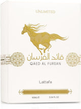 Lattafa Qaed al Fursan Unlimited Eau De Parfum - 90ML - Al Kabayel Discount CentreLattafa Qaed al Fursan Unlimited Eau De Parfum - 90MLPerfumesLATTAFAAl Kabayel Discount Centre