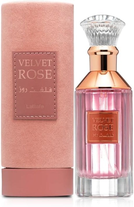 Lattafa Velvet Rose for Women Eau de Parfum Spray - 100ML - Al Kabayel Discount CentreLattafa Velvet Rose for Women Eau de Parfum Spray - 100MLPerfumesLATTAFAAl Kabayel Discount Centre