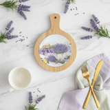 Lavender Provence Round Bamboo Coaster — 20cm - Al Kabayel Discount CentreLavender Provence Round Bamboo Coaster — 20cmHome Décor AccentsAKDCAl Kabayel Discount Centre