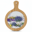 Lavender Provence Round Bamboo Coaster — 20cm - Al Kabayel Discount CentreLavender Provence Round Bamboo Coaster — 20cmHome Décor AccentsAKDCAl Kabayel Discount Centre