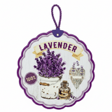Lavender Round Ceramic Coaster | 20cm Scalloped Decorative Design - Al Kabayel Discount CentreLavender Round Ceramic Coaster | 20cm Scalloped Decorative DesignHome Décor AccentsAKDCAl Kabayel Discount Centre