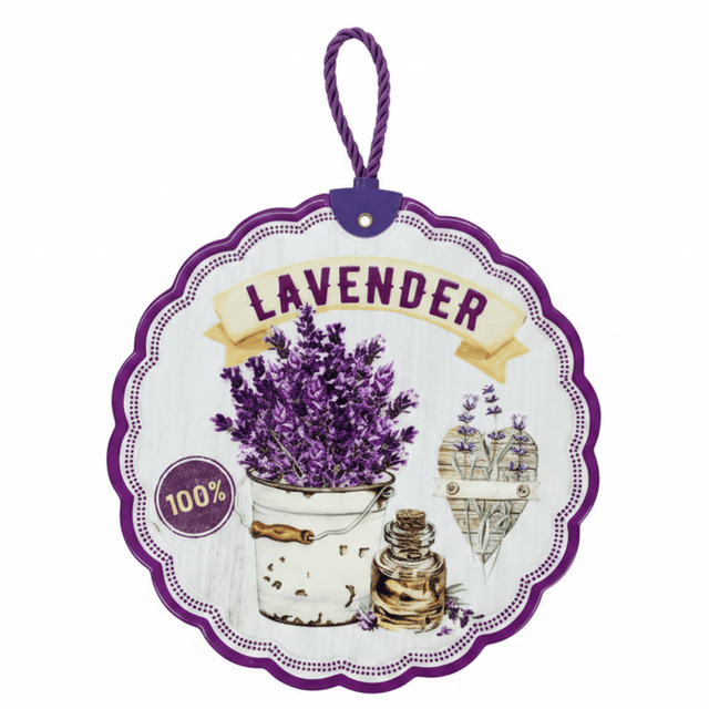 Lavender Round Ceramic Coaster | 20cm Scalloped Decorative Design - Al Kabayel Discount CentreLavender Round Ceramic Coaster | 20cm Scalloped Decorative DesignHome Décor AccentsAKDCAl Kabayel Discount Centre