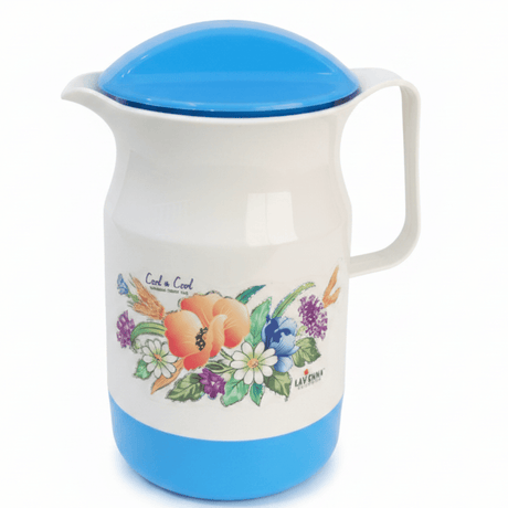 Lavenna Cool n Cool Floral Jug – 2.2 Litre | White & Blue - Al Kabayel Discount CentreLavenna Cool n Cool Floral Jug – 2.2 Litre | White & BlueJugsLAVENNAAl Kabayel Discount Centre