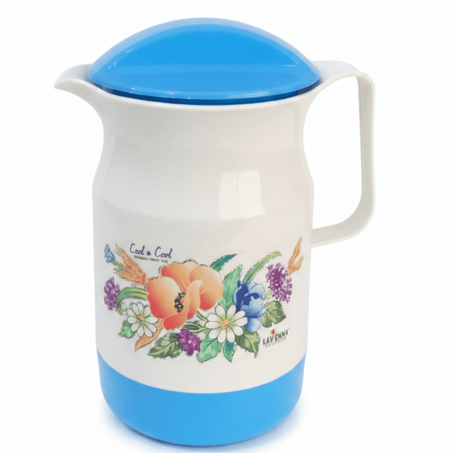 Lavenna Cool n Cool Floral Jug – 2.2 Litre | White & Blue - Al Kabayel Discount CentreLavenna Cool n Cool Floral Jug – 2.2 Litre | White & BlueJugsLAVENNAAl Kabayel Discount Centre