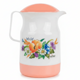 Lavenna Cool n Cool Insulated Water Jug 2.2L — White & Peach Floral Edition - Al Kabayel Discount CentreLavenna Cool n Cool Insulated Water Jug 2.2L — White & Peach Floral EditionJugsLAVENNAAl Kabayel Discount Centre