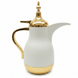 Lavin Vacuum Flask 0.7L – Off White & Gold | Dallah Arabic Coffee Pot - Al Kabayel Discount CentreLavin Vacuum Flask 0.7L – Off White & Gold | Dallah Arabic Coffee PotThermosLAVINAl Kabayel Discount Centre