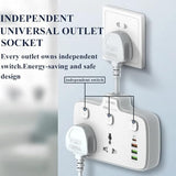 LDNIO Multi Plug Adaptor, 2 Way Plugs Extension Multi Sockets Wall Charger Adapter with 1 PD & 1 QC3.0 And 2 Auto ID Ports, 2500W Power Socket - Al Kabayel Discount CentreLDNIO Multi Plug Adaptor, 2 Way Plugs Extension Multi Sockets Wall Charger Adapter with 1 PD & 1 QC3.0 And 2 Auto ID Ports, 2500W Power SocketCords & AdaptersLDINOAl Kabayel Discount Centre