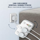 LDNIO Multi Plug Adaptor, 2 Way Plugs Extension Multi Sockets Wall Charger Adapter with 1 PD & 1 QC3.0 And 2 Auto ID Ports, 2500W Power Socket - Al Kabayel Discount CentreLDNIO Multi Plug Adaptor, 2 Way Plugs Extension Multi Sockets Wall Charger Adapter with 1 PD & 1 QC3.0 And 2 Auto ID Ports, 2500W Power SocketCords & AdaptersLDINOAl Kabayel Discount Centre