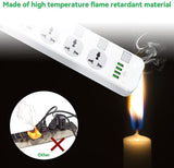 LDNIO Power Extension Socket with Auto - ID 4 USB Ports,4 Spaced Power Sockets With UK Plug, Overload Switch, 2m Extension Cord - Al Kabayel Discount CentreLDNIO Power Extension Socket with Auto - ID 4 USB Ports,4 Spaced Power Sockets With UK Plug, Overload Switch, 2m Extension CordCords & AdaptersLDINOAl Kabayel Discount Centre