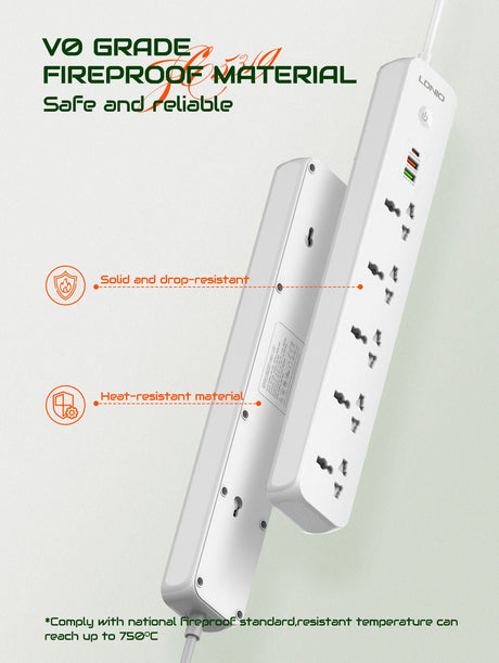 LDNIO SC5319 Multi Socket Extension Lead with 5 AC 3 USB Power Socket Plug Extender 2M Wall Mountable Universal Power Strip - Al Kabayel Discount CentreLDNIO SC5319 Multi Socket Extension Lead with 5 AC 3 USB Power Socket Plug Extender 2M Wall Mountable Universal Power StripCords & AdaptersLDINOAl Kabayel Discount Centre