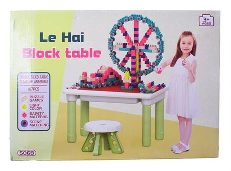Le Hai Building Block Game Set with Chair, 167 Pieces Block - Al Kabayel Discount CentreLe Hai Building Block Game Set with Chair, 167 Pieces BlockBuilding ToysLE HAIAl Kabayel Discount Centre