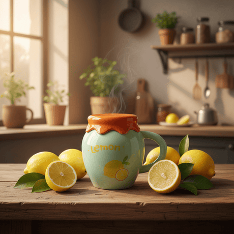 Lemon Ceramic Mug With Lid — Mint Green | 380ml - Al Kabayel Discount CentreLemon Ceramic Mug With Lid — Mint Green | 380mlMugsAKDCAl Kabayel Discount Centre