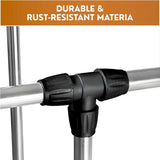 Leostar Double Garment Rack CD - 1264 | Adjustable Height | Double Rail | With Wheels 82*42*92 CM - Al Kabayel Discount CentreLeostar Double Garment Rack CD - 1264 | Adjustable Height | Double Rail | With Wheels 82*42*92 CMHome Décor AccentsLEOSTARAl Kabayel Discount Centre