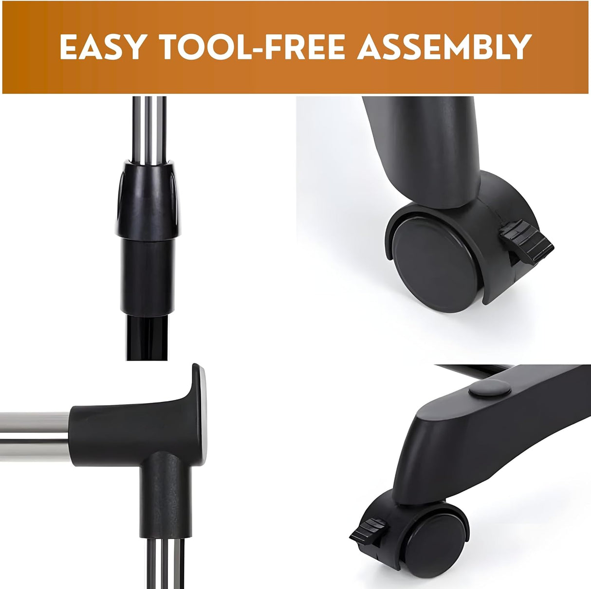 Leostar Double Garment Rack CD - 1264 | Adjustable Height | Double Rail | With Wheels 82*42*92 CM - Al Kabayel Discount CentreLeostar Double Garment Rack CD - 1264 | Adjustable Height | Double Rail | With Wheels 82*42*92 CMHome Décor AccentsLEOSTARAl Kabayel Discount Centre