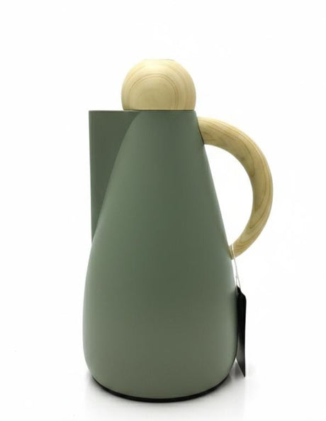 Levin Premium Vacuum Flask 1L – Fresh Green with Natural Wood - Texture Accents - Al Kabayel Discount CentreLevin Premium Vacuum Flask 1L – Fresh Green with Natural Wood - Texture AccentsThermosLEVINAl Kabayel Discount Centre
