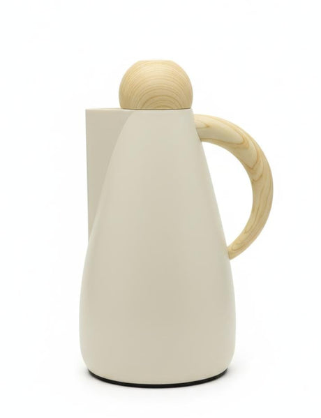 Levin Premium Vacuum Flask 1L – Soft Beige with Natural Wood - Texture Accents - Al Kabayel Discount CentreLevin Premium Vacuum Flask 1L – Soft Beige with Natural Wood - Texture AccentsThermosLEVINAl Kabayel Discount Centre