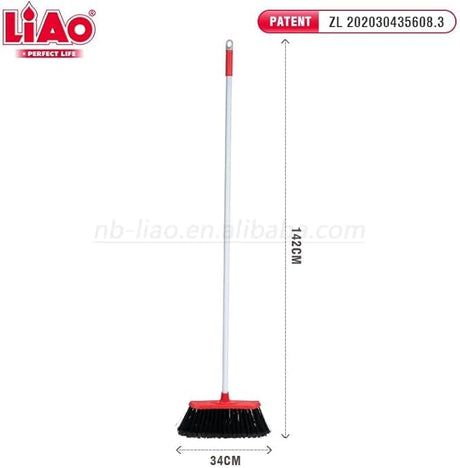 Liao Anti - Dust Broom with Long Handle 34cm142cm Red & Grey - Al Kabayel Discount CentreLiao Anti - Dust Broom with Long Handle 34cm142cm Red & GreyCleaning SuppliesLIAOAl Kabayel Discount Centre