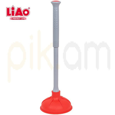 Liao Classic Rubber Plunger with Plastic Handle 45cm Red & Grey - Al Kabayel Discount CentreLiao Classic Rubber Plunger with Plastic Handle 45cm Red & GreyCleaning SuppliesLIAOAl Kabayel Discount Centre