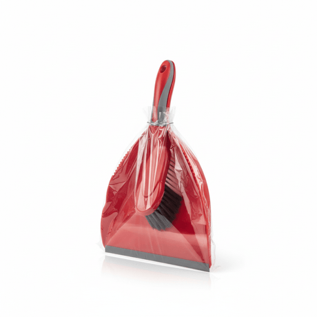 Liao Compact Plastic Dustpan and Brush Set 35x23cm Red & Grey - Al Kabayel Discount CentreLiao Compact Plastic Dustpan and Brush Set 35x23cm Red & GreyCleaning SuppliesLIAOAl Kabayel Discount Centre